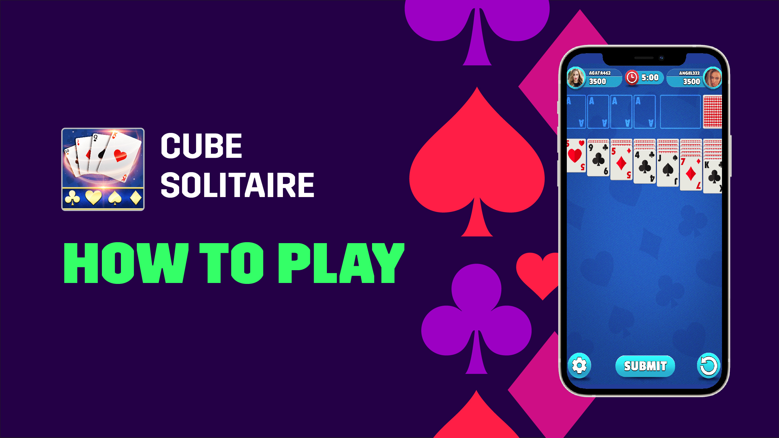 how to play cube solitaire
